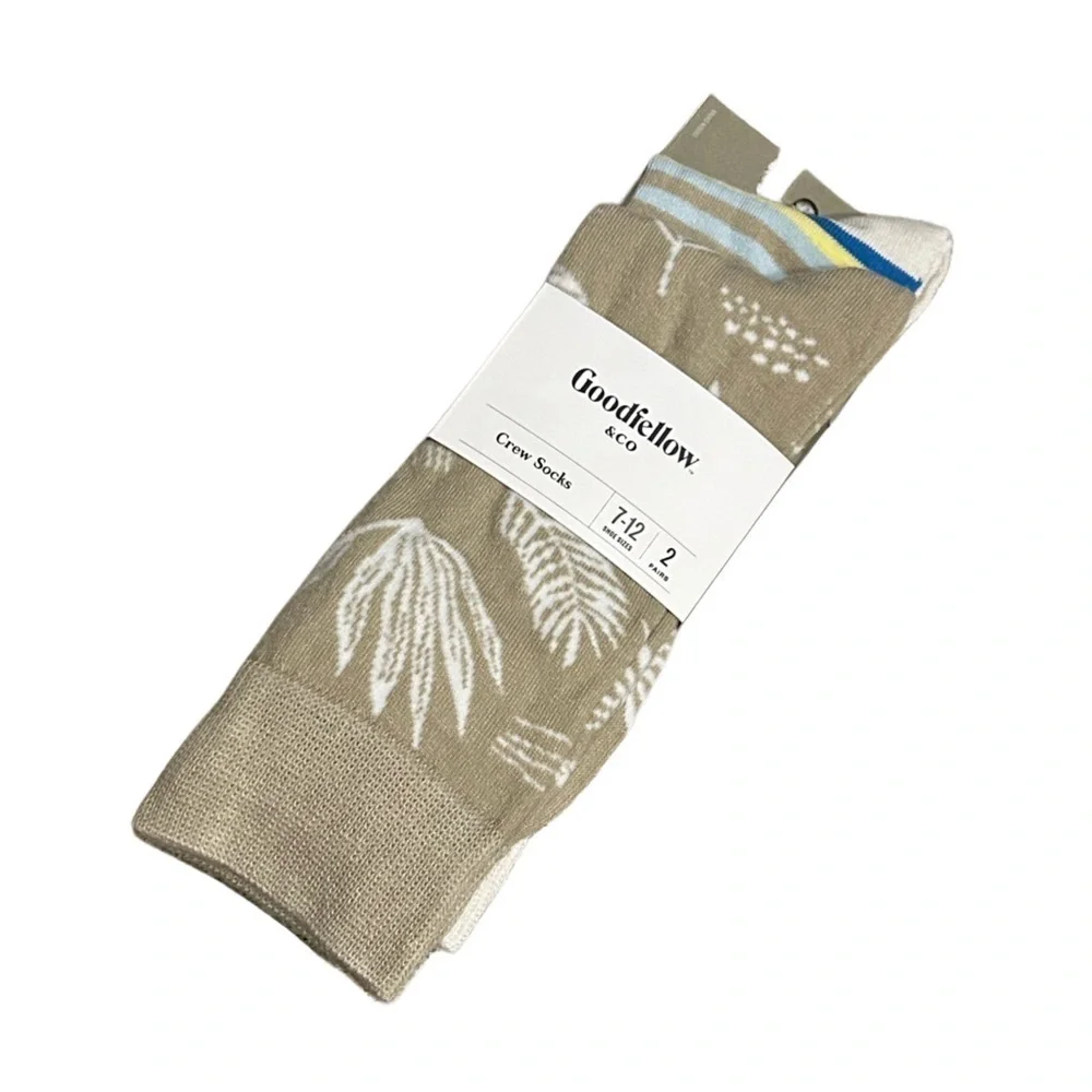 Goodfellow & Co Multicolor and Tan Dress Socks